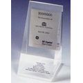 Lucite Prism Wedge Stock Embedment/ Award